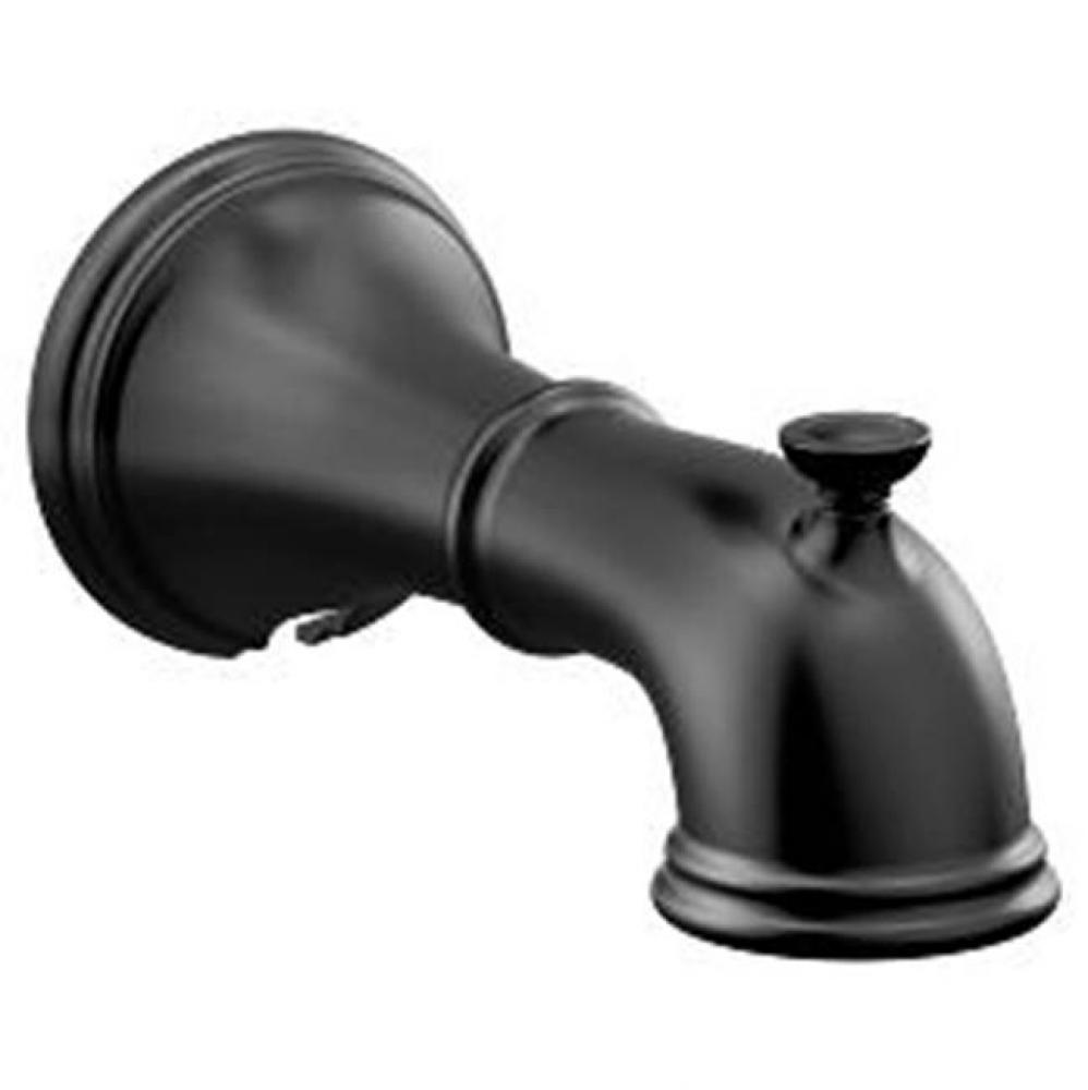 Matte black diverter spouts