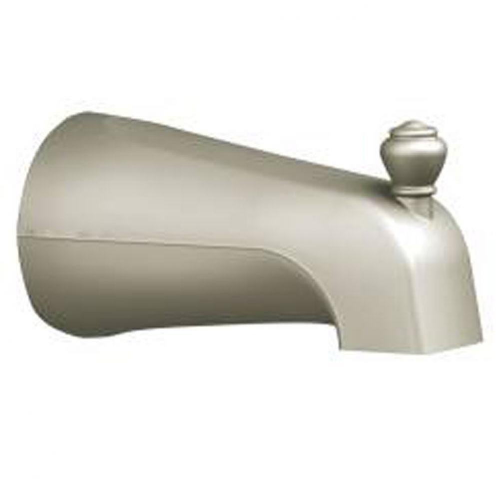 Brushed nickel diverter spouts