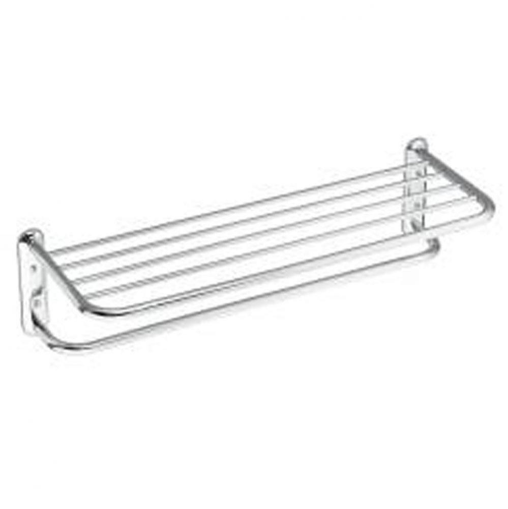 Chrome 18'' Towel Bar With Shelf