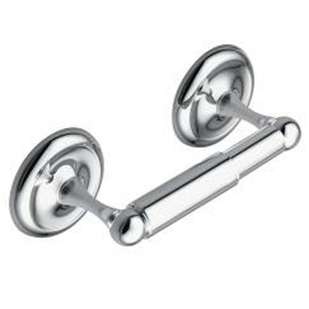 Chrome spring loaded paper holder