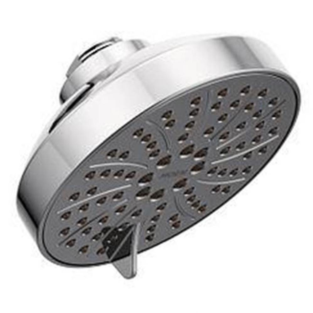 Chrome six-function 4.5'' diameter spray head eco-performance showerhead