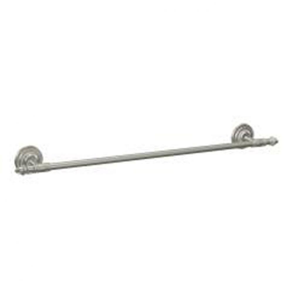 Brushed nickel 18'' towel bar