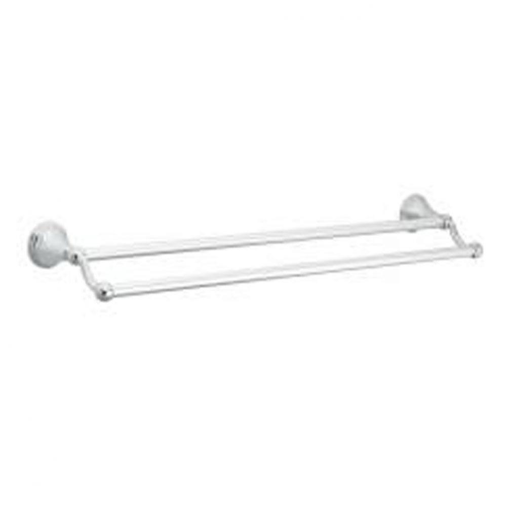 Chrome 24'' Double Towel Bar