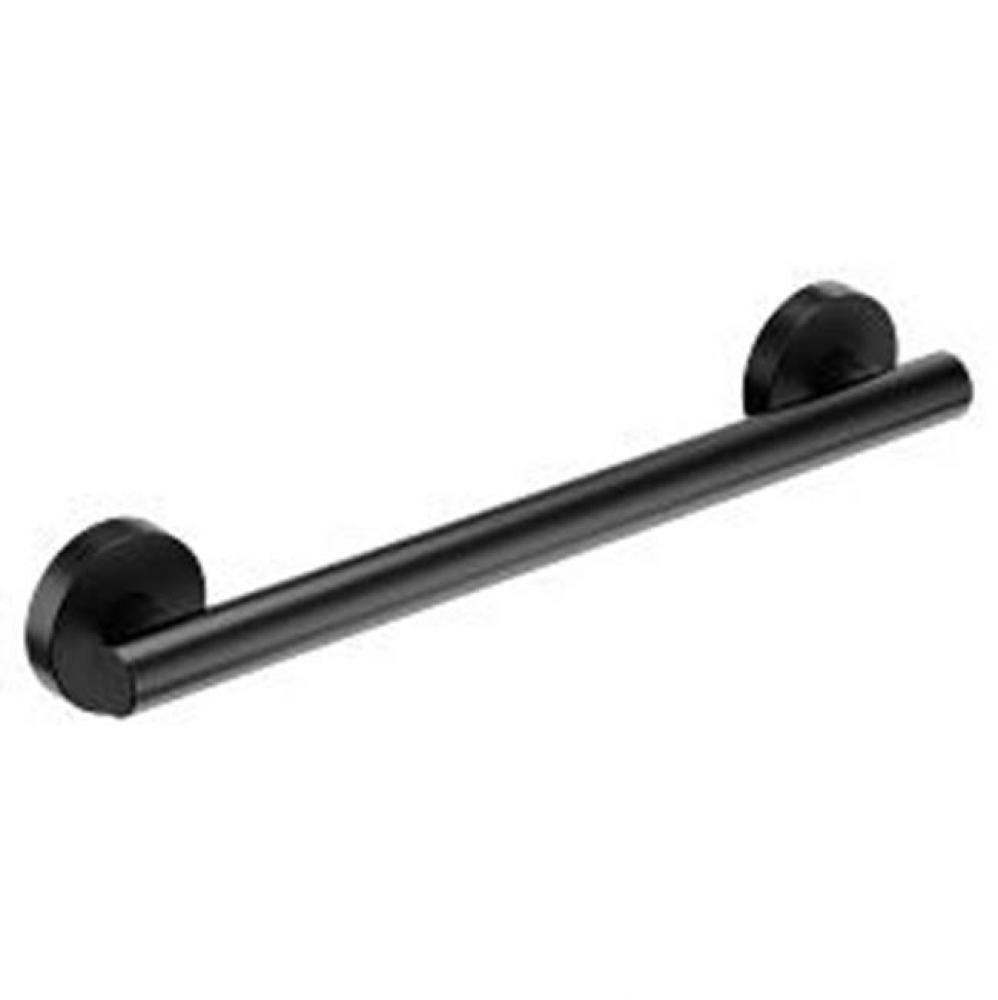 Matte Black 16'' Designer Grab Bar