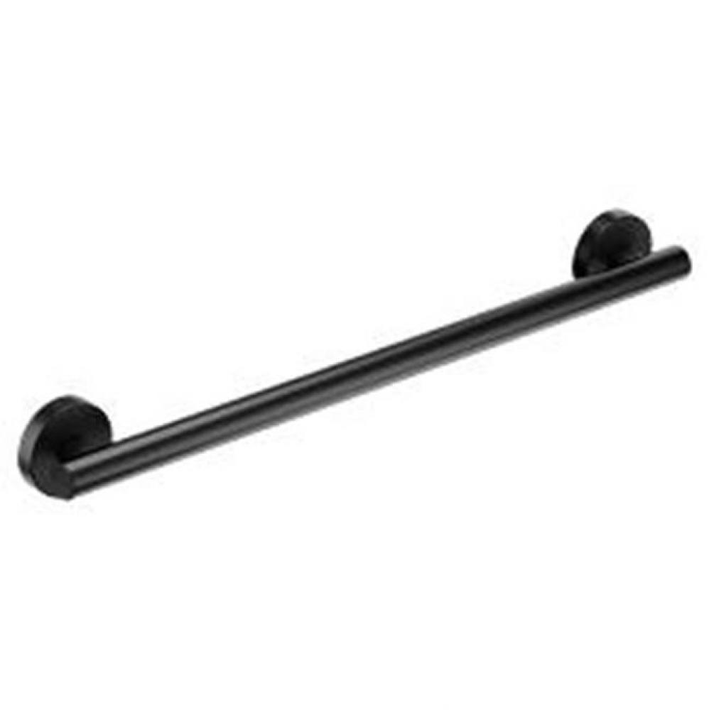 Matte Black 24'' Designer Grab Bar