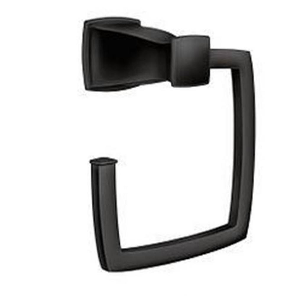 Matte Black Towel Ring