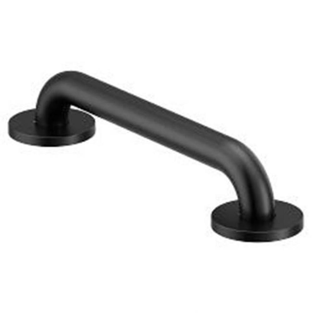 Matte Black 12'' Concealed Screw Grab Bar