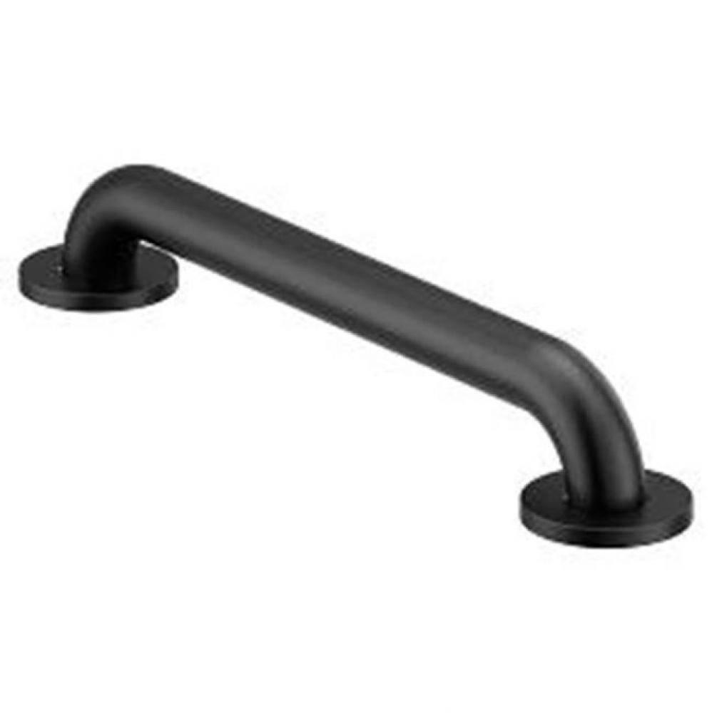 Matte Black 16'' Concealed Screw Grab Bar