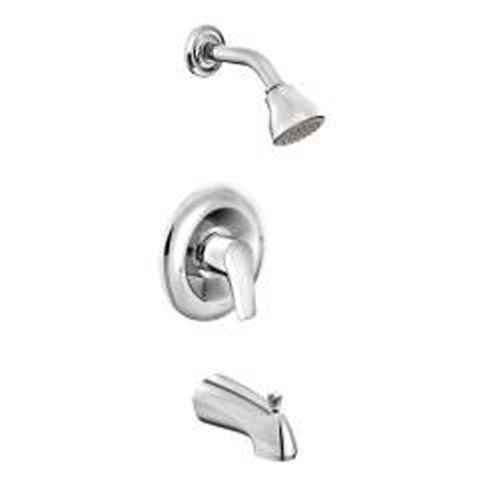 Chrome Posi-Temp(R) tub/shower