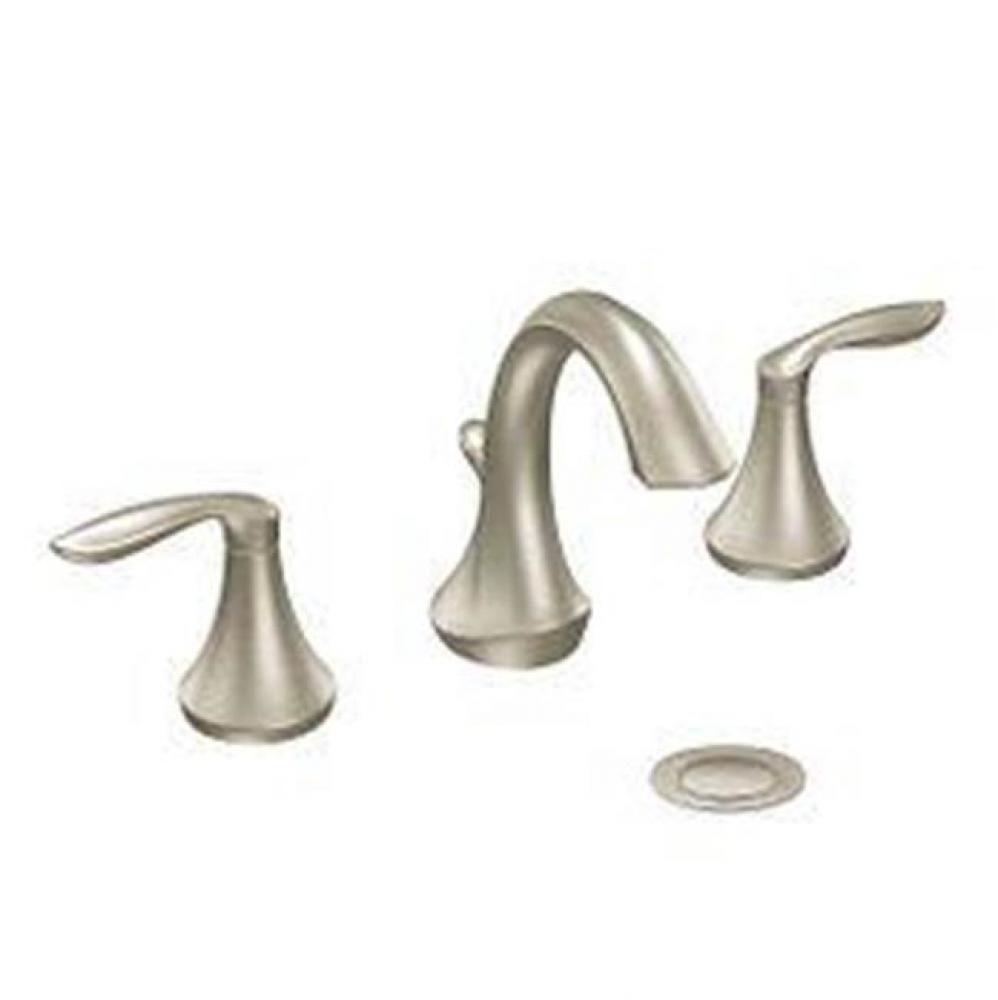 Brushed Nickel Two-Handle Bathroom Faucet