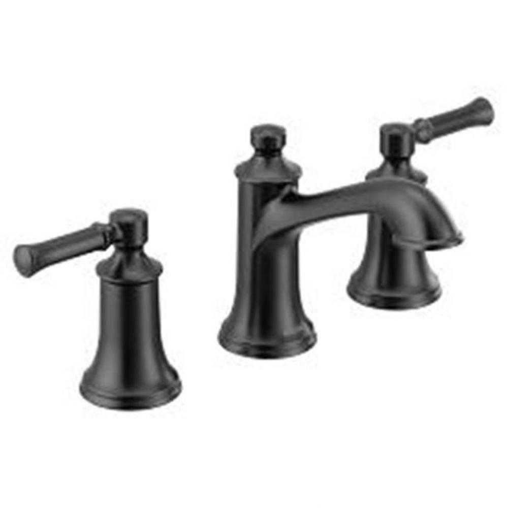 Matte Black Two-Handle Bathroom Faucet