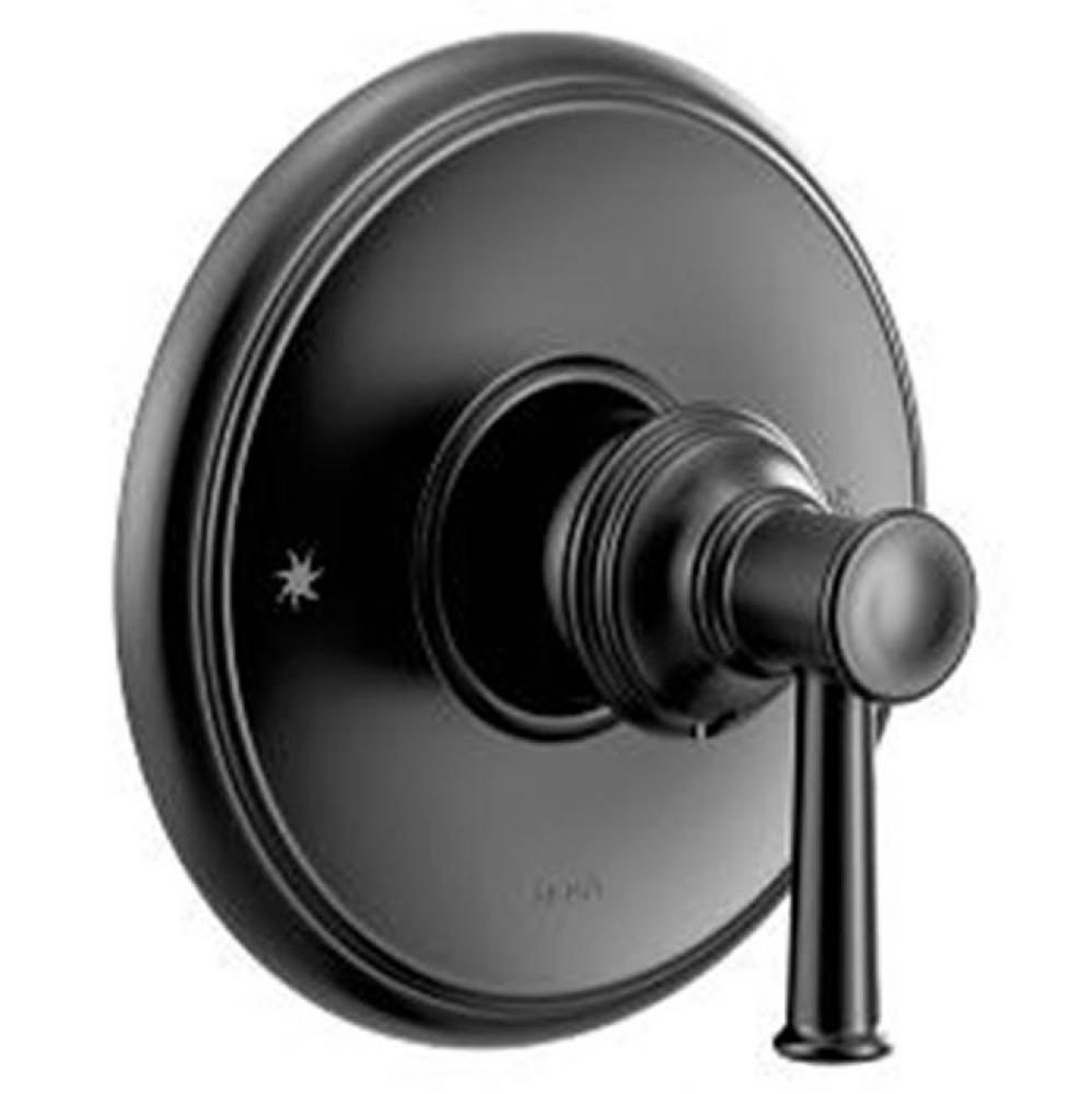 Matte black M-CORE 3 series tub/shower valve only