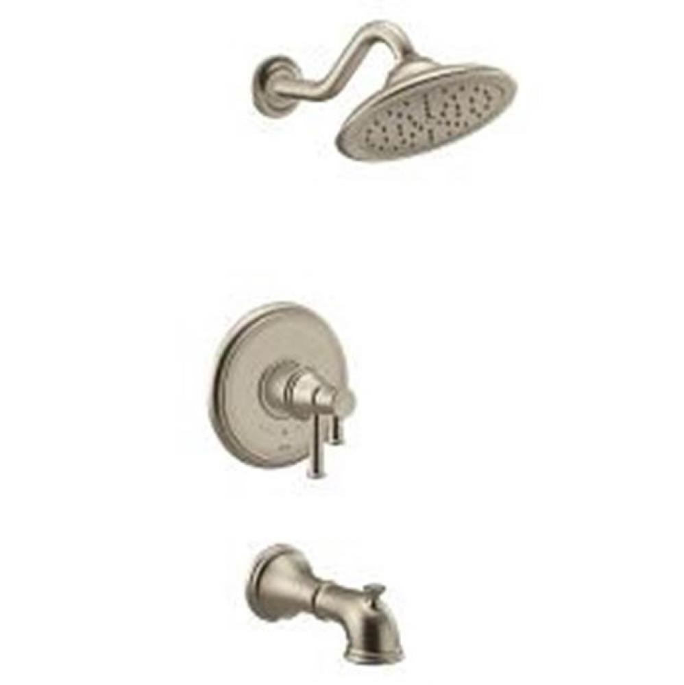 Belfield Brushed Nickel M-Core 4-Series Tub/Shower