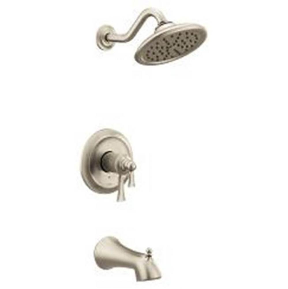 Wynford Brushed Nickel M-Core 4-Series Tub/Shower