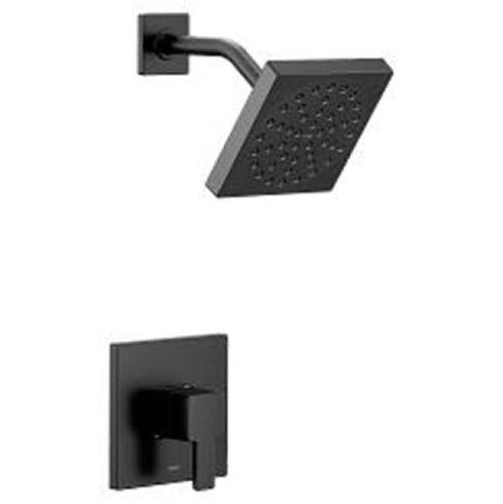 Matte black M-CORE 2 series shower only