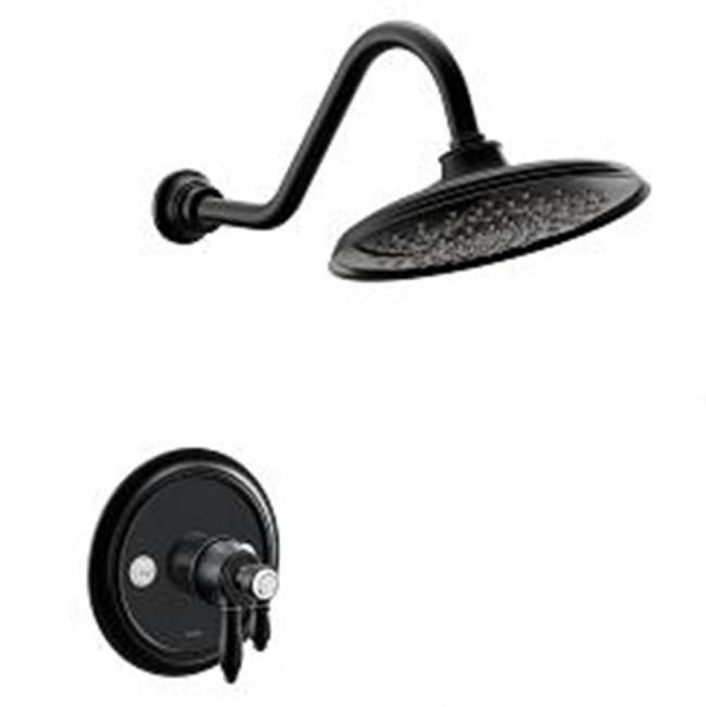 Matte Black M-Core 4-Series Shower Only