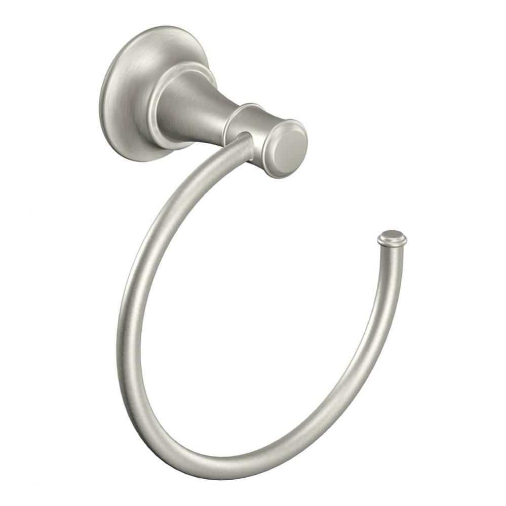 Spot Resist Brushed Nickel Towel Bar/Towel Ring