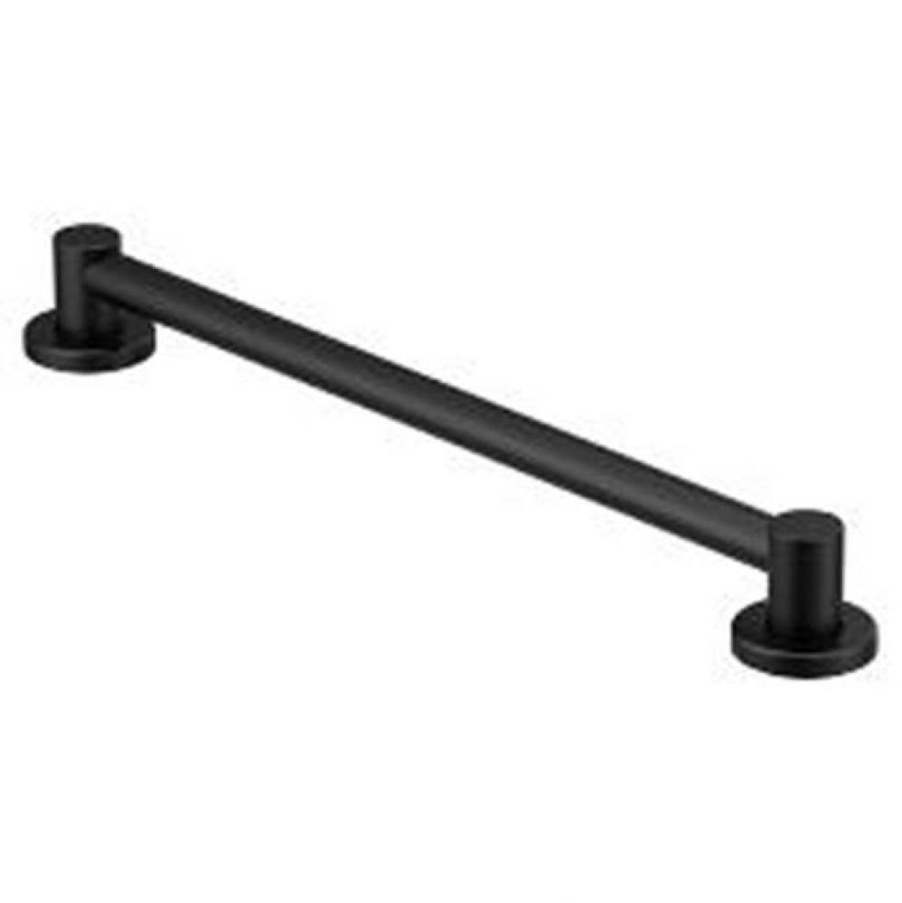 Matte Black 24'' Designer Grab Bar