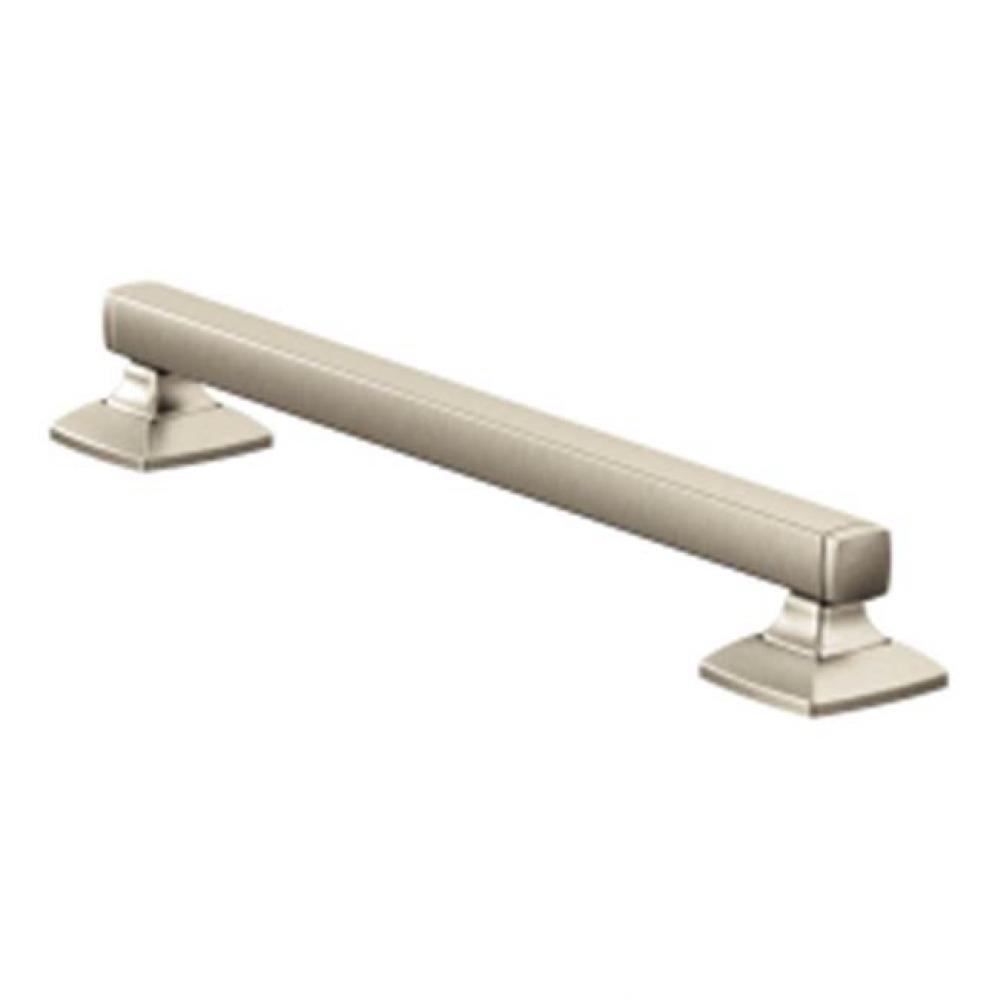 Brushed Nickel 16'' Designer Grab Bar