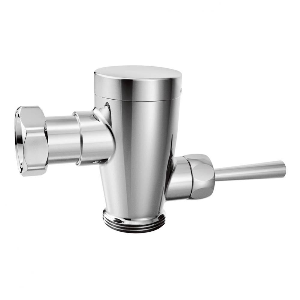 Chrome manual flush valve 1 1/2'' water closet retro fit