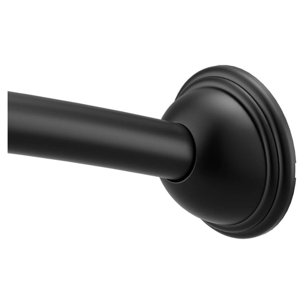 Matte Black 5' Curved Shower Rod