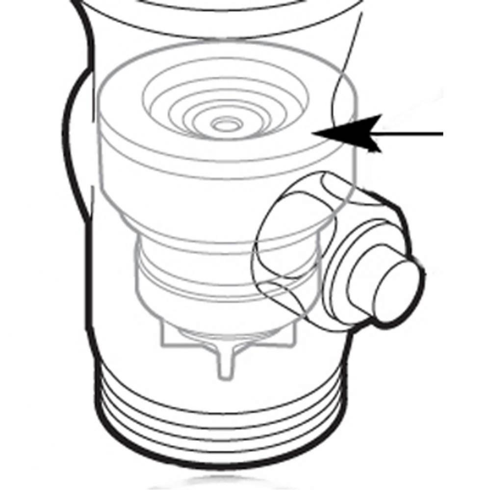 Flush valve piston control disc