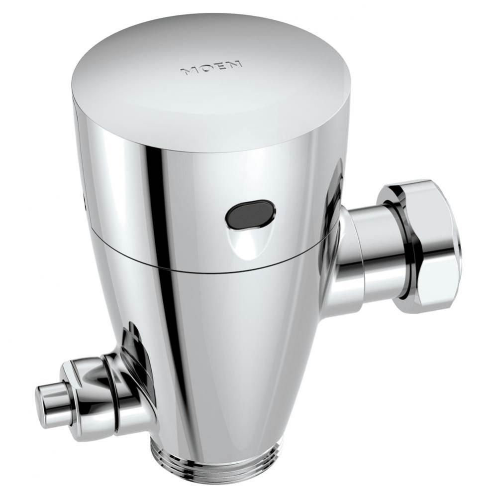 Chrome electronic flush valve 3/4'' urinal retro fit