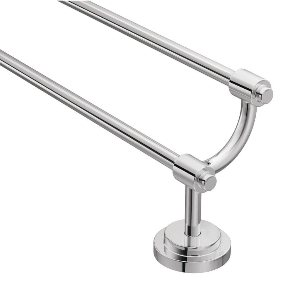 Chrome 24'' Double Towel Bar