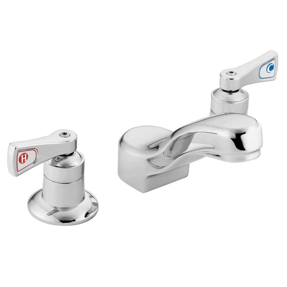 Chrome two-handle lavatory faucet