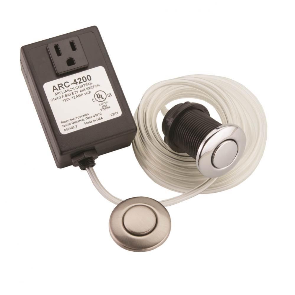 Disposal Air Switch Controller, Chrome/Satin Nickel