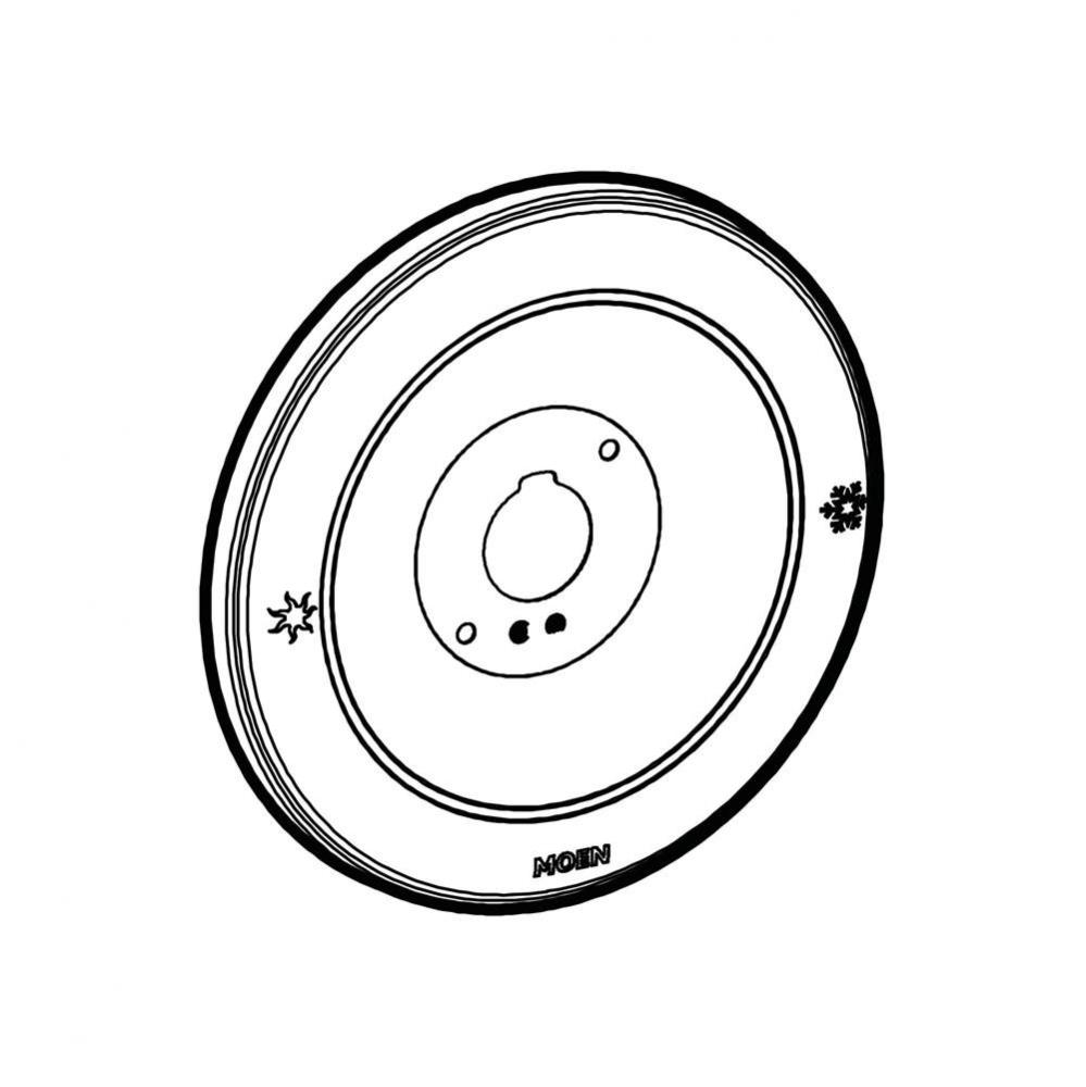 Monticello Escutcheon for Moentrol Showering valve, Chrome