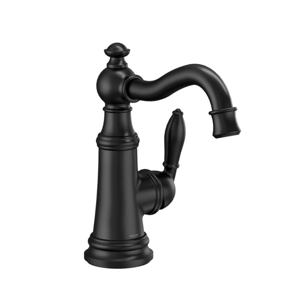 Moen Weymouth 1-Handle Bar Facuet in Matte Black