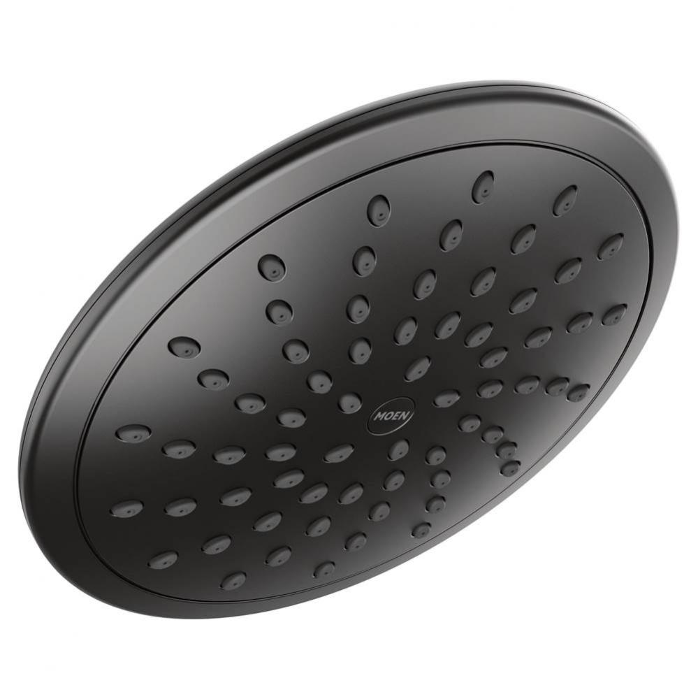 8-Inch Fixed Eco-Performance Rainshower Showerhead, Matte Black