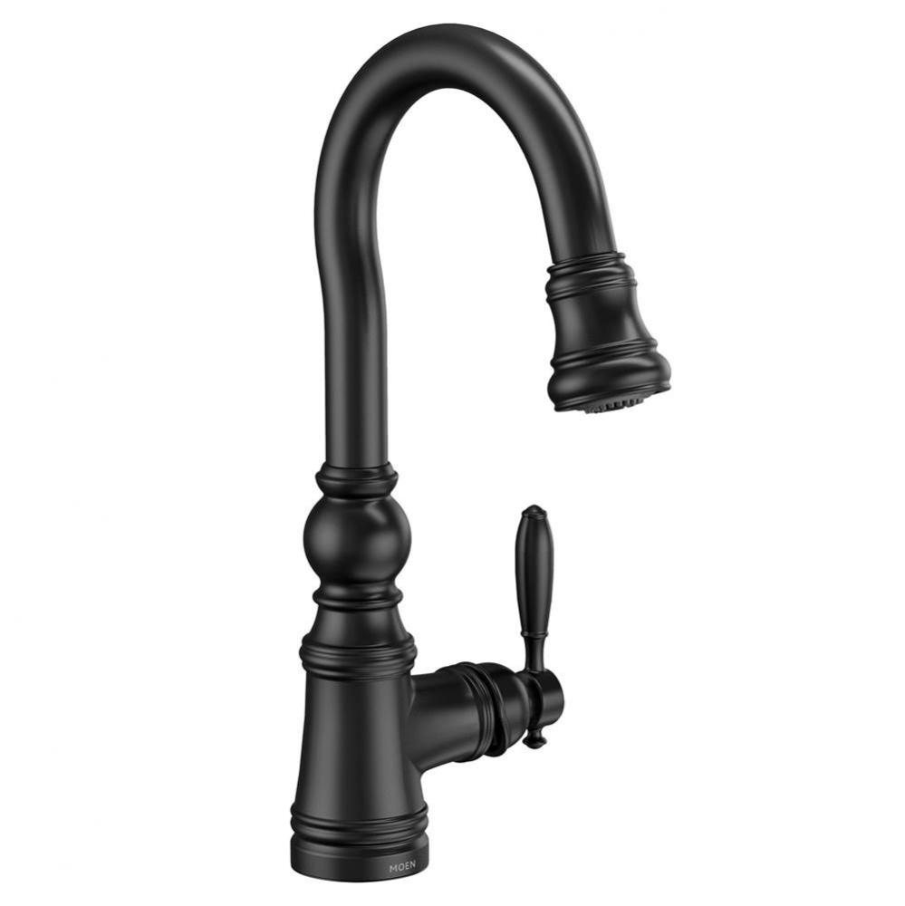 Moen Weymouth 1-Handle Bar Facuet in Matte Black