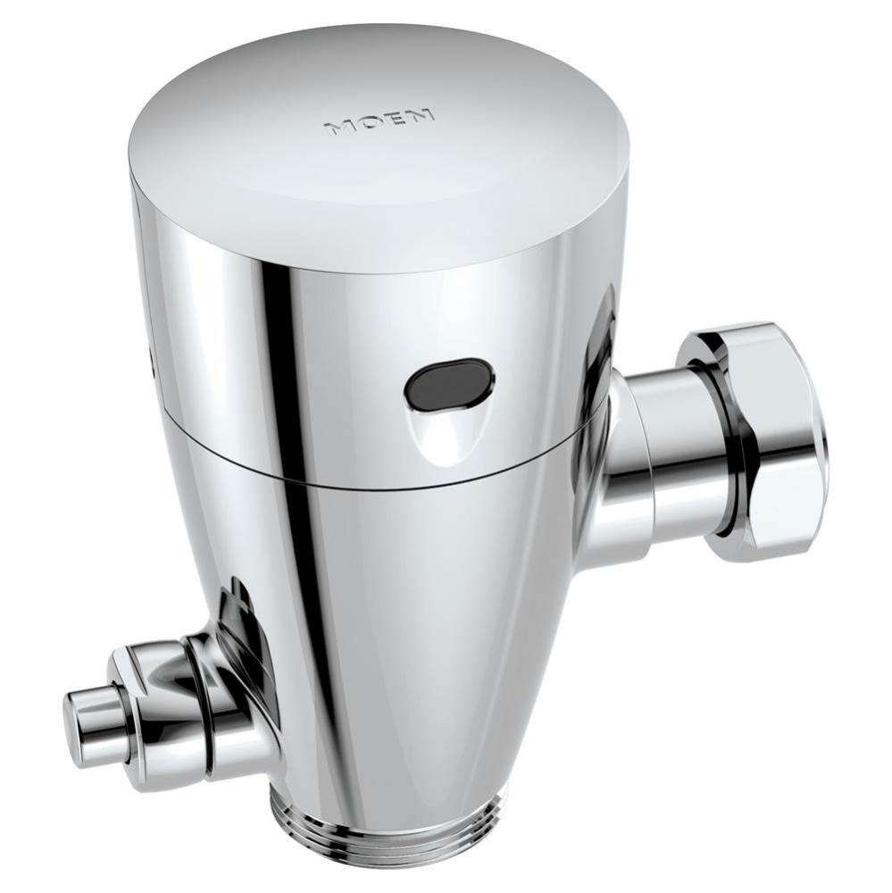 Chrome electronic flush valve 1 1/2'' water closet retro fit