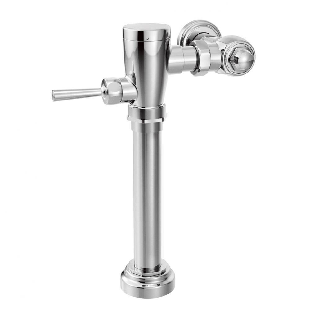 Chrome manual flush valve 1 1/2'' water closet