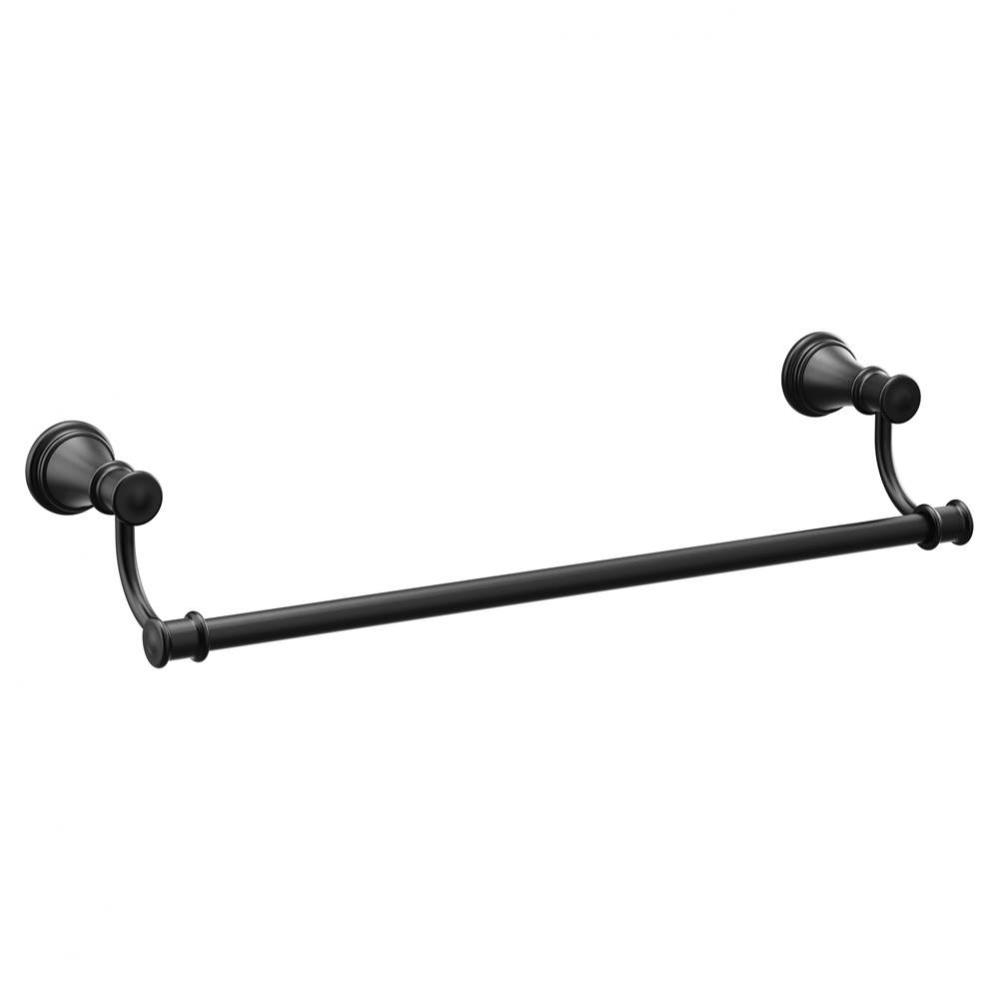 Matte Black 18'' Towel Bar