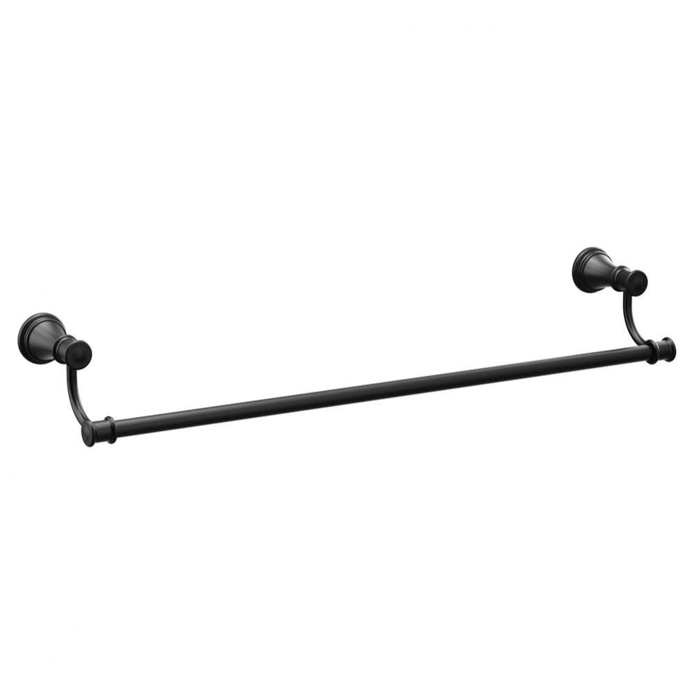 Matte Black 24'' Towel Bar