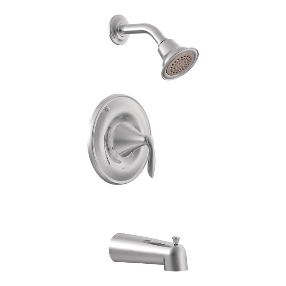 Eva 1 Handle Eco Tub & Shower Trim Kit in Chrome