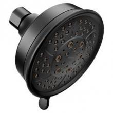 Moen 3638EPBL - Matte Black Four-Function 4-3/8'' Diameter Spray Head Eco-Performance Showerhead