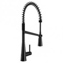 Moen 5925EWBL - Matte Black One-Handle Pulldown Kitchen Faucet