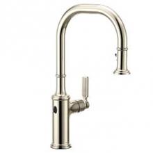 Moen 7770EWNL - Polished Nickel One-Handle Pulldown Kitchen Faucet