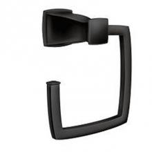 Moen MY3586BL - Matte Black Towel Ring