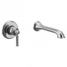 Moen WT681 - Dartmoor 1H Wall Mount Tub Filler, Chrome