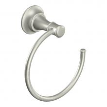 Moen Y6386BN - Spot Resist Brushed Nickel Towel Bar/Towel Ring