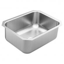 Moen GS18190 - 18000 Series 23.5-inch 18 Gauge Undermount Single Bowl Stainless Steel Kitchen Sink, 9-inch Depth