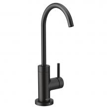 Moen S5530BL - Sip Modern Cold Water Kitchen Beverage Faucet with Optional Filtration System, Matte Black