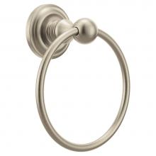 Moen BP6986BN - Brushed Nickel Towel Ring