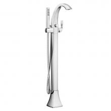 Moen 695 - Voss One-Handle Freestanding Floor Mount Tub Filler with Handshower, Chrome