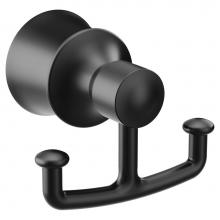 Moen YB2103BL - Matte Black Double Robe Hook